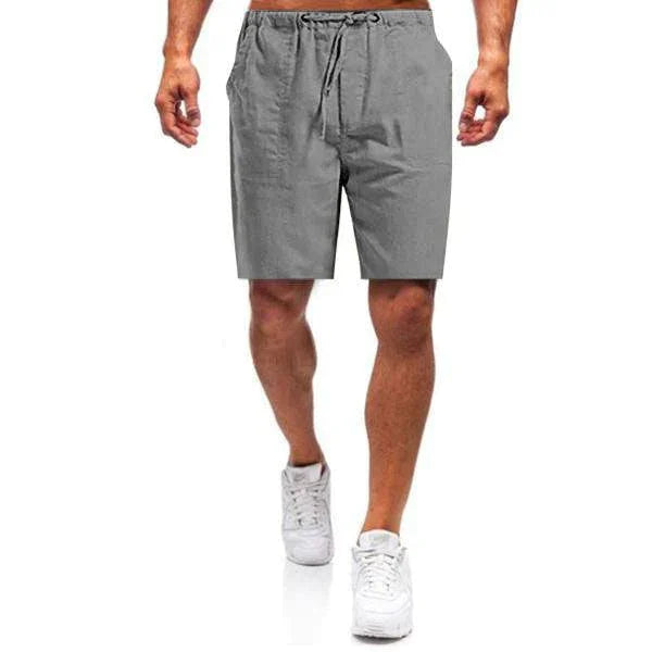 Men's Drawstring Shorts – Lightweight Casual Shorts for Summer & Travel Dark Grey