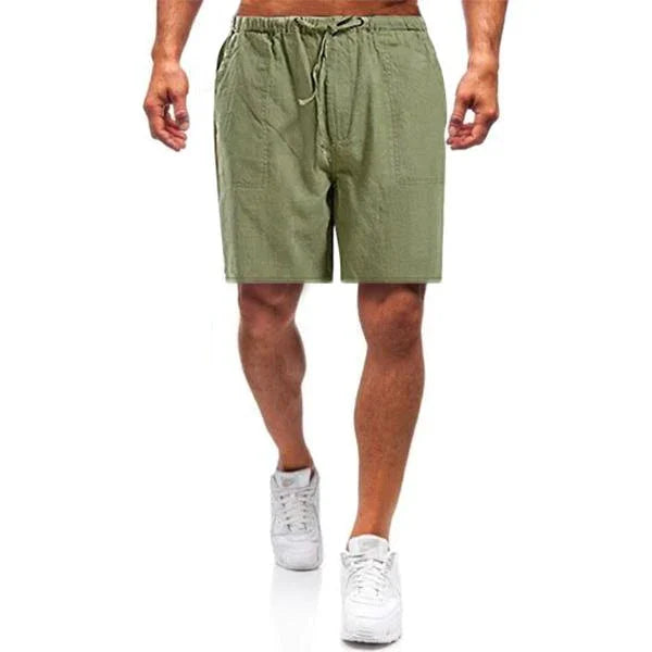 Men's Drawstring Shorts – Lightweight Casual Shorts for Summer & Travel Light Green