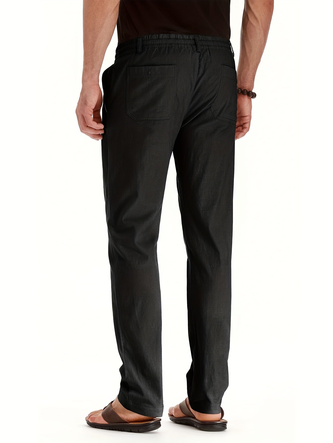Men's Drawstring Trousers – Comfortable Lightweight Casual Pants for Everyday Wear