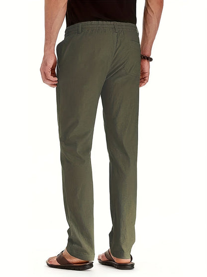 Men's Drawstring Trousers – Comfortable Casual Pants for Everyday Wear