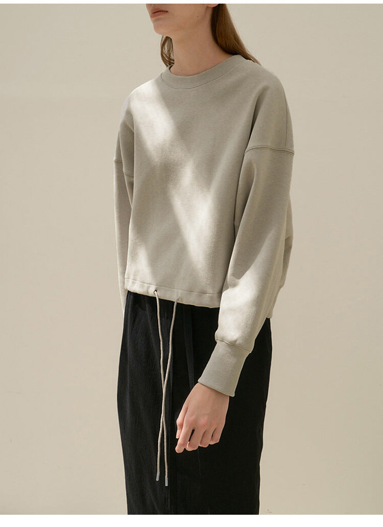 Women's Sweatshirt – Cozy Round Neck Pullover for Casual Wear and Comfort