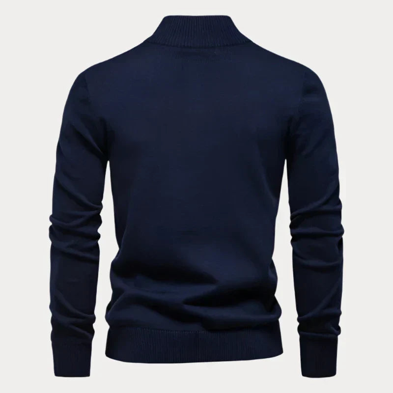 Men's Roll Neck Jumper – Warm Knit Sweater for Casual and Smart Outfits