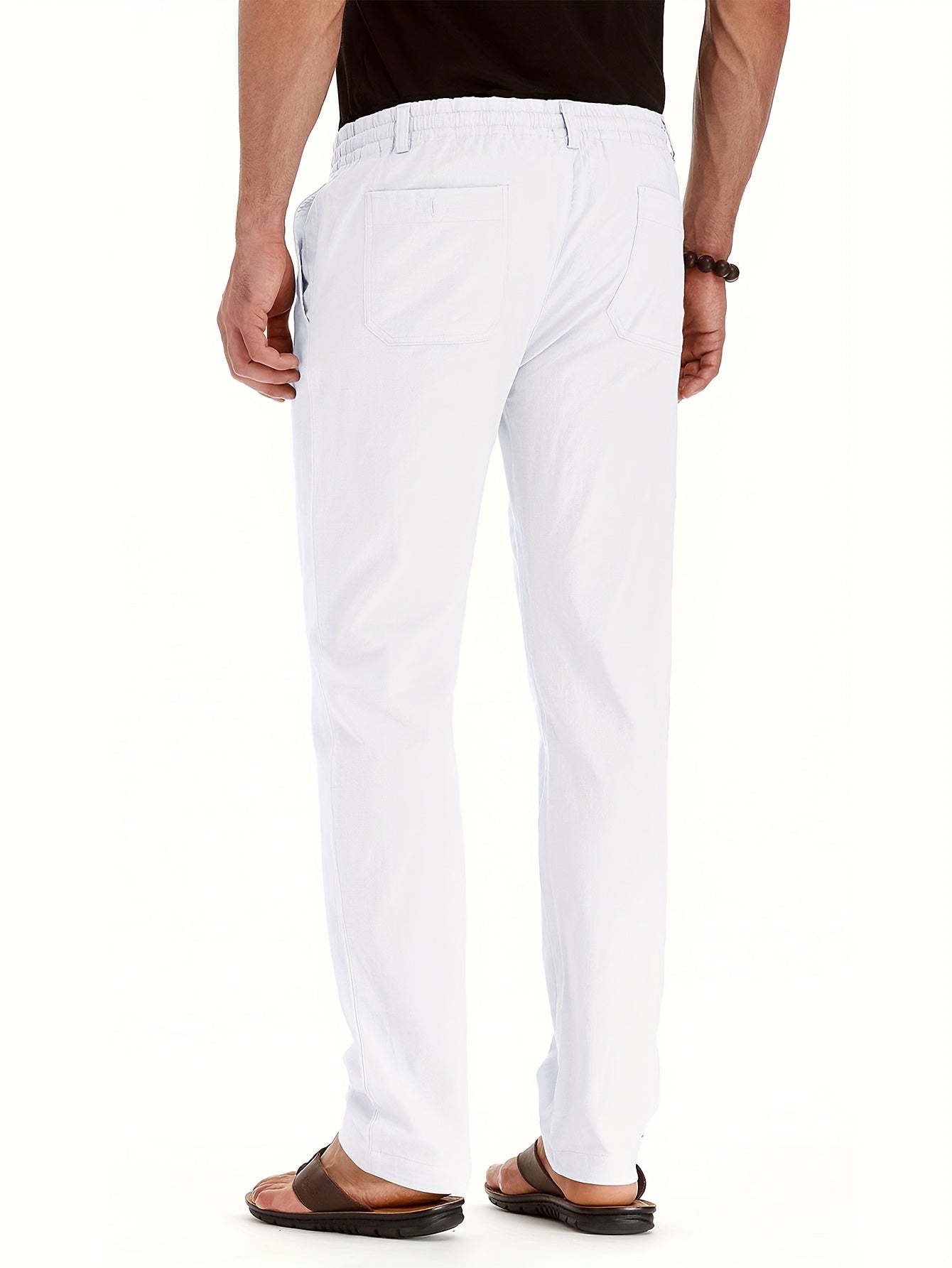 Men's Drawstring Trousers – Comfortable Lightweight Casual Pants for Everyday Wear